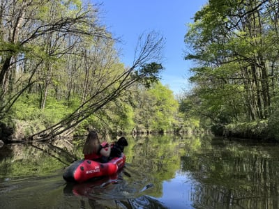 Excursion randonnée et packraft à La Gacilly, Bretagne