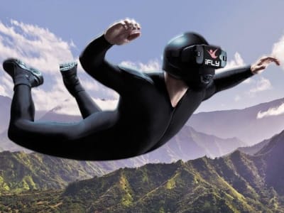 Simulateur de chute libre en réalité virtuelle à Paris