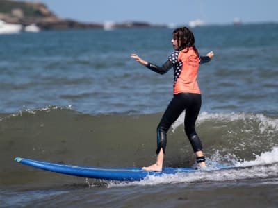 Kinder-Surfunterricht in Hendaye