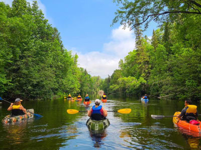 Kayak Trip on the Picanoc River from Ottawa-Gatineau and Visit to Mont Morissette