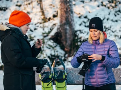 Snowshoeing and Outdoor Winter Survival Skills Experience in Leipijärvi from Haparanda
