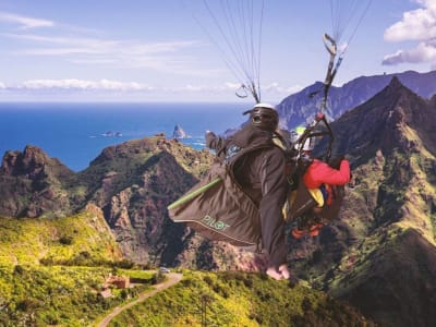 Vol en parapente en tandem depuis Taganana, Tenerife