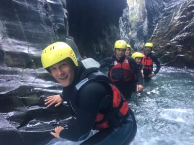 Body Rafting dans les Gorges de l'Alcantara près de Catane, Sicile