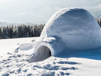 Construisez votre propre igloo de neige à Kemi