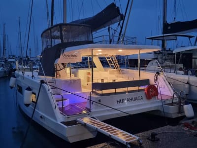 Catamaran Cruise along the French Riviera with Fireworks from Villeneuve-Loubet