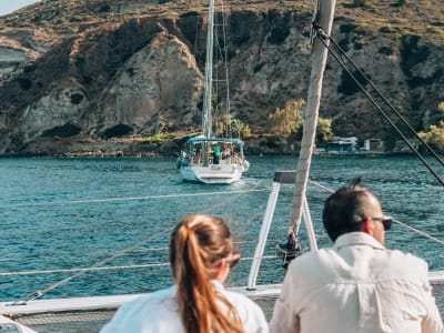 Morning Boat Cruise around Kleftiko Bay from Adamantas, in Milos