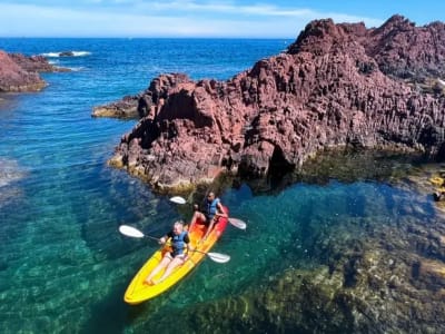 Sea kayaking excursion from Saint-Raphaël