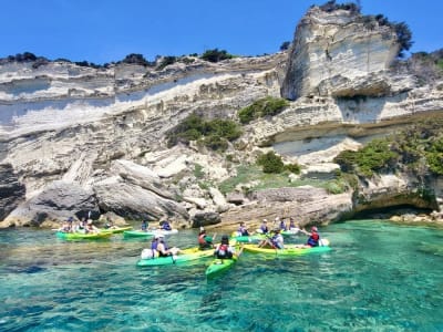 Sea Kayaking and Snorkelling Excursion in the Bonifacio Nature Reserve to the Cliffs of Cala Sciumara
