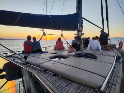 Sunset Boat Cruise around Southern Mykonos, from Agios Ioannis Ioannis Port