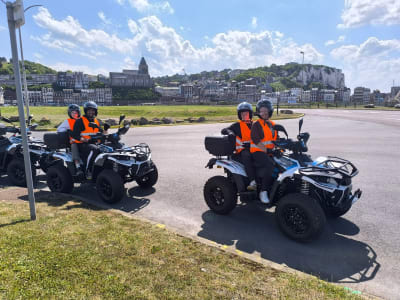 Balade guidée en quad électrique au Tréport / Mers-les-Bains depuis Eu