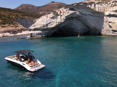 Private Luxury Boat Cruise around Milos, from Agia Kiriaki
