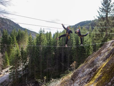 Via Ferrata in Hesså near Bjelland