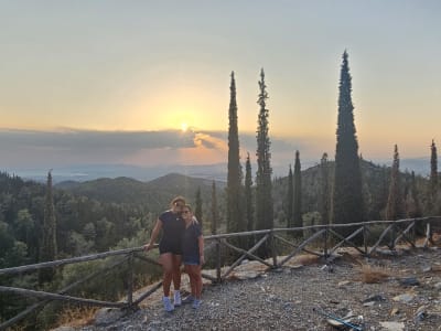 Sonnenuntergangswanderung am Berg Hymettus von Athen aus