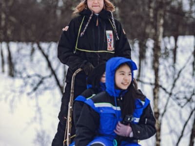 Guided Dog Sledding, Snowmobiling and Reindeer Visit from Tromsø