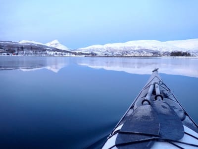 Winterlicher Seekajakausflug von Sommarøy bei Tromsø