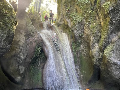 Cañón de Grenant cerca de Chambéry, Saboya