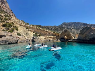 Jet Ski excursion from San Antoni de Portmany to Atlantis, Ibiza