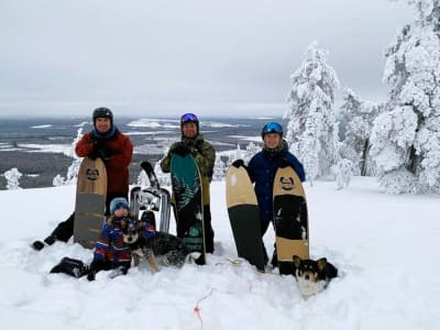 Surf de Nieve en el Parque Nacional de Pyhä-Luosto