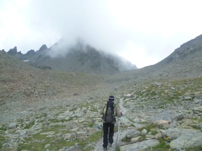 Hiking the salt route from Ristolas, Alpes-de-Haute-Provence