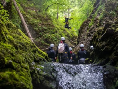 Discover canyoning in Grmečica from Bled