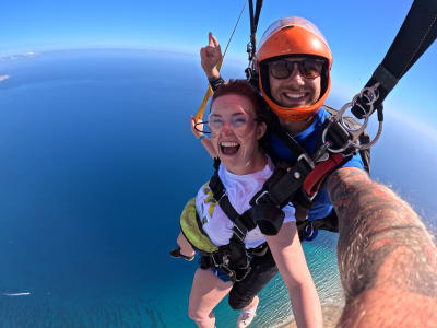 Tandem Skydiving over the Maspalomas Dune, Gran Canaria