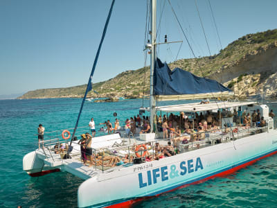 Excursion en catamaran depuis El Arenal près de Palma de Majorque