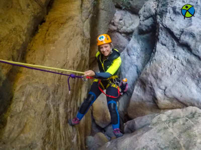 Canyoning bei Ronda in Garganta Verde, Sierra de Grazalema