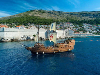 Historische Bootstour in Dubrovnik mit Live-Show