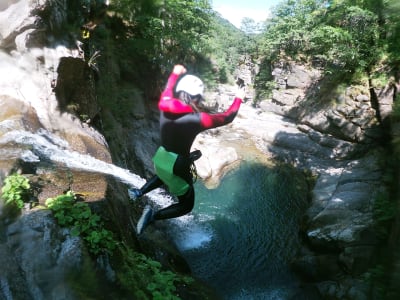 Canyoning in den Schluchten von Tapoul, Cevennen