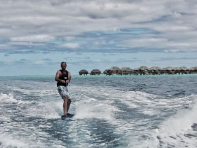 Towed Foil or Board Session in Raiatea, Uturoa