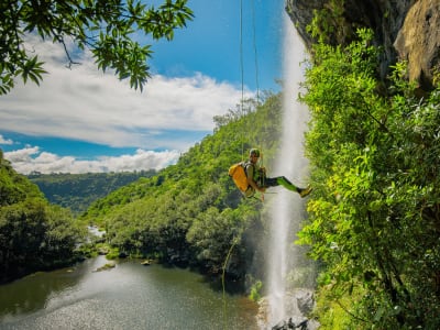 Canyoning at Tamarin Falls, Mauritius