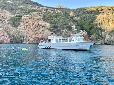 Croisière en bateau aux Calanques de Piana, à Scandola et Girolata depuis Sagone ou Cargèse, Corse
