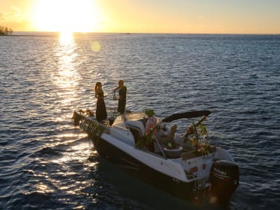 Croisière privée au coucher du soleil à Bora Bora