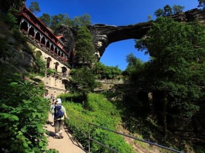 Circuit touristique dans le parc national de la Suisse saxonne et bohémienne au départ de Prague