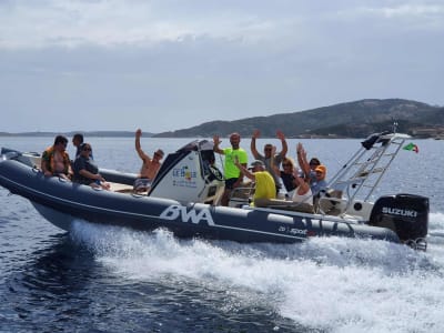 Bootstour um La Maddalena ab Cannigione, Sardinien