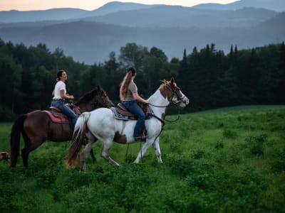 Entdecken Sie das Reiten im Vallée du Gouffre, Charlevoix