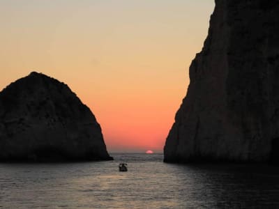 Sunset Boat Cruise to Mizithres from Laganas in Zakynthos