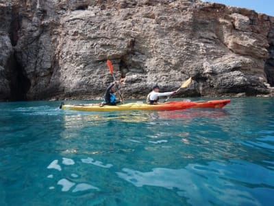 Excursion en kayak de mer depuis la plage de Kopria à Rhodes