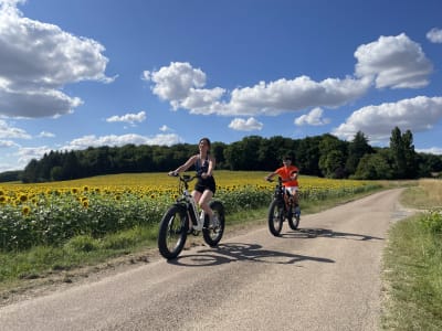 Randonnée en fat-bike électrique depuis Chevry-en-Sereine, Fontainebleau