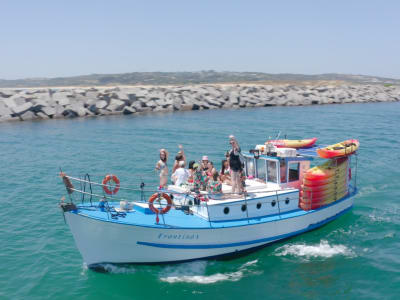 Boat Trip from Alvor with Sea Kayaking in João de Arens near Portimão