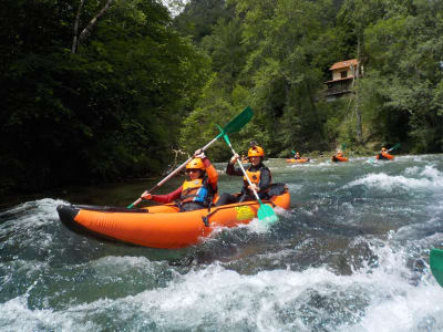 Cano-Rafting in den Picos de Europa auf den Flüssen Deva und Cares ab Panes