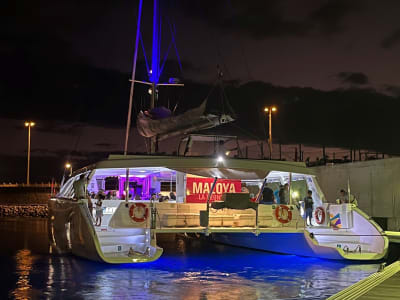 Katamaran-Nachtfahrt auf der Insel Reunion ab Le Port