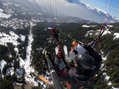 Ski Paragliding in Villars-sur-Ollon near Montreux