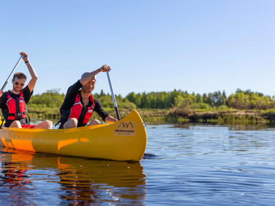 Excursión de un día en canoa por la Laponia finlandesa desde Rovaniemi