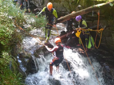 Canyoning in Vega de Pas on the Aján River, Cantabria