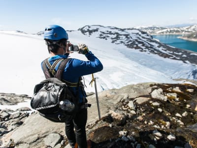 Gletscherwanderung im Folgefonna-Nationalpark bei Jondal