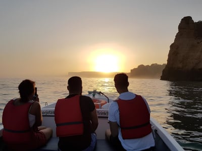 Excursión en barco al atardecer a Ponta da Piedade desde Lagos