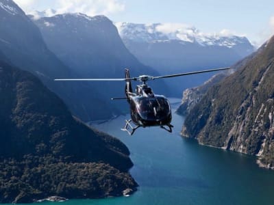 Helicopter Flight over Trolltunga and the Hardanger Fjord