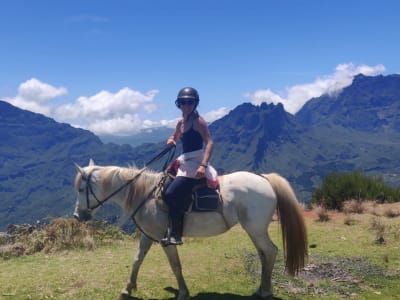 Paseo a caballo avanzado en el Piton Maïdo, Isla Reunión