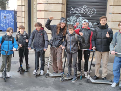 Stage de trottinette freestyle à Paris, Skatepark EGP 18